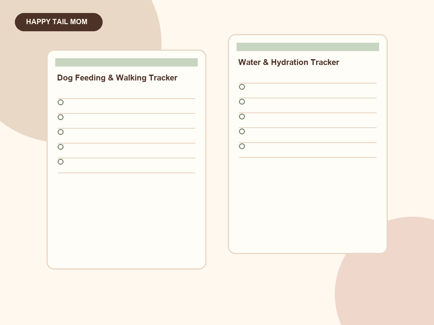 Dog Feeding & Walking Tracker preview 3