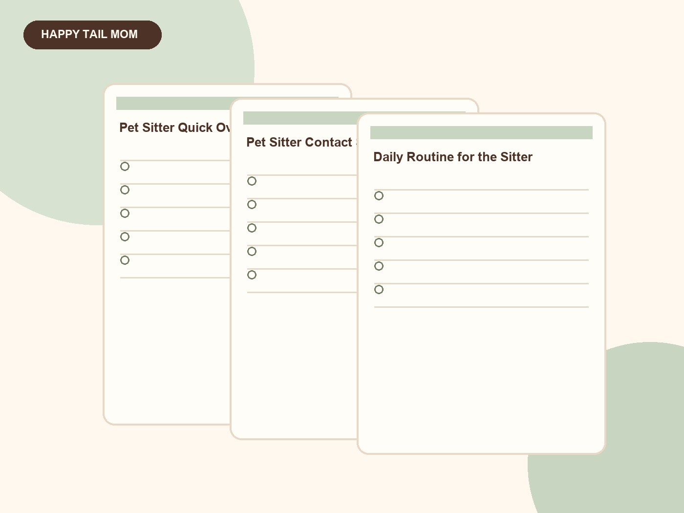 Pet Sitter Information Bundle preview 4