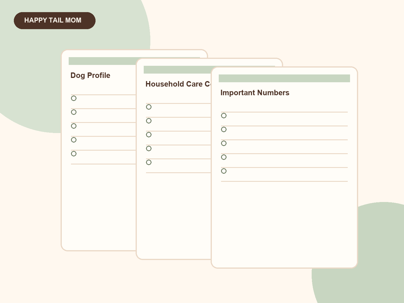 Puppy First 30 Days Planner preview 4